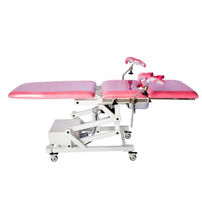 China Hot Sale Metal Seat Plate Folding Up Delivery Beds Obstetric Delivery Table for sale