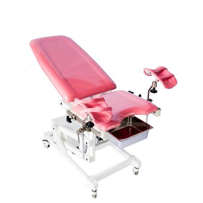 China Metal Seat Plate Up Folding Obstetrics And Gynecology Table for sale