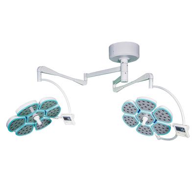 China Durable Streamlined Double Arms LED Lamp Ceiling LED Lamp Medical Operating Surgical Light for sale