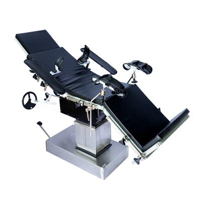 China Metal Head Multifunctional Manual Controlled Adjustable Operation Table for sale