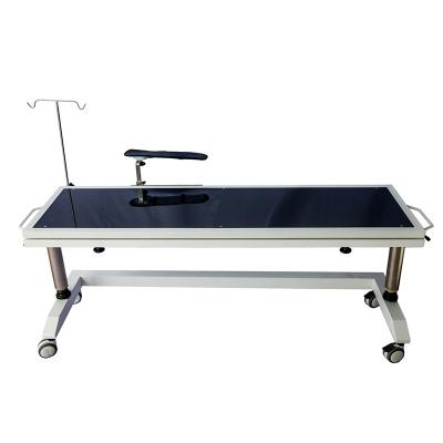 China C-ARM Acrylic Exam Table Manual Operation Theater Bed for sale