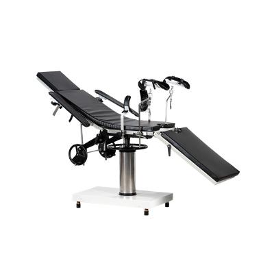 China Metal Medical Tables Hand Control Mechanical Surgical Operating Table For Operating Room for sale