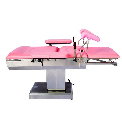 China Metal Hidden Electric Obstetrics Table Auxiliary Table Mattress Operation Table for sale