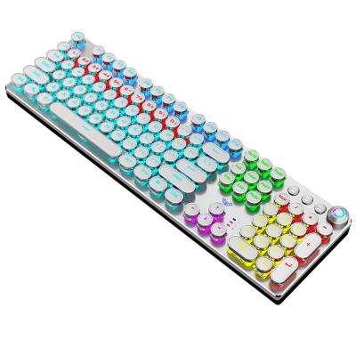 China ABS Plastic 108 KEY Backlit Computer Keyboard 7-RGB Cyan Gaming Keyboard Mouse Combos for sale