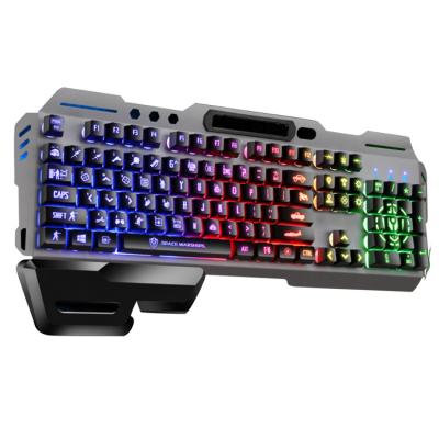 China Lightweight Metal Metal Gaming With Hand Stand Grip Keyboard Mechanical Gaming Keyboard And Mouse Set for sale