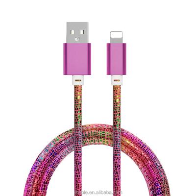 China Cell Phone Data Cables 3A MFi-Certified USB Type C Cable Green/Blue/Red Cord Compatible For iPhone Cables for sale