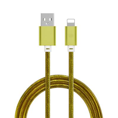 China 1m/2m/3m Mobile Phone Cables USB A Cable Quick Ignition PVC Charging Cord Compatible For iPhone Chargers for sale