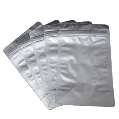 China 100pcs Waterproof Silver Aluminum Foil Mylar Bag Vacuum Bag Sealer For Food Storage Package for sale