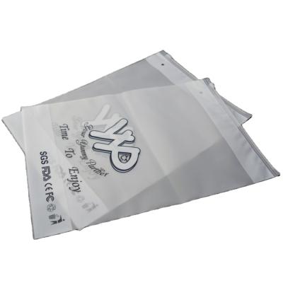 China Security Frosted Zip Lock Bag With Printing For Clothes Packaging for sale