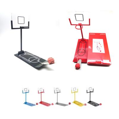 China RJ mini desktop decompression table plastic indoor shooting basketball game toy 9.5*20*25CM for sale