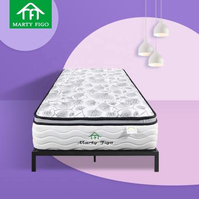 China Marty Figo Cooling Roll Up High Density Double Queen Size Queen Size Coil Pocket High Density 3 Zone Memory Foam Single Box Spring Compress Wholesale Wholesale for sale