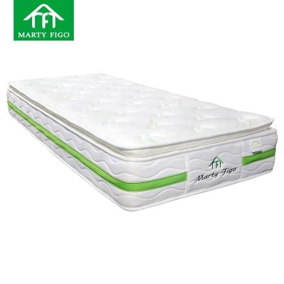 China OEM Manufacturer Top 3 Zone Pocket Coil High Density Foam Comfort Bamboo Spring Mattress Cooling Healthy Pillow Bed Mattress Sale for sale