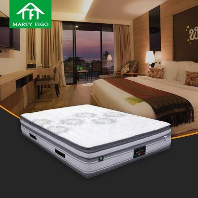 China 7 Zone Mini Pocket Spring Memory Foam Gel Latex Pillow Hotel Style 5 Star Mattress Hypoallergenic Superior Antibacterial Natural Cool Bed Mattress for sale