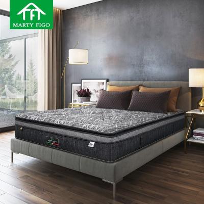 China Wholesale Luxury King Size Black Pocket Hotel Cooling Comfort Pillow Euro Memory Foam Memory Foam Top Spring Mattress for sale