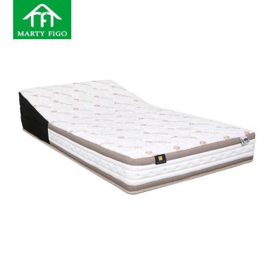 China Supplier Good Quality Copper Cloth Memory Foam and Ion Knitted Pocket Spring Coil Wedge Cooling Mattress for Acid or Reflux People CERD for sale