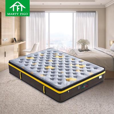 China 7 Star Hotel Mattress Top Bamboo Charcoal Memory Sponge Rubber Pocket Spring 7 Star Hotel Mattress Luxury Charcoal Bed Pillowcase Large Euro Queen Single Hypoallergenic for sale