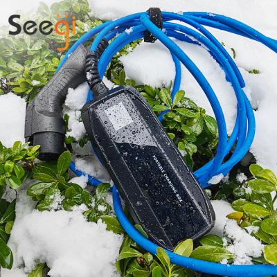 China 2021New 16A EVSE IEC 62196 Type - 2 Portable Electric Vehicle Charger With Schuko Plug for sale