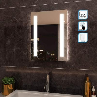 China OUTLET 500X700X35mm iIluminated Screen Sensor Touch Switch Bathroom LED Fog Light Mirror For Hotel Report Home for sale