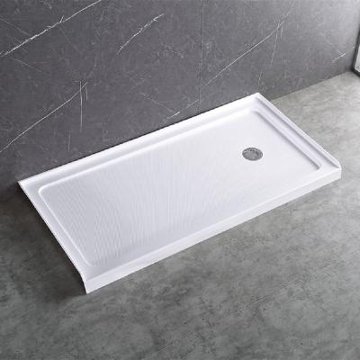 China Custom Modern Sally Wet Room Bathroom Acrylic Shower Base Pan CUPC Resin Single Caravan Custom Modern Shower Tray for sale