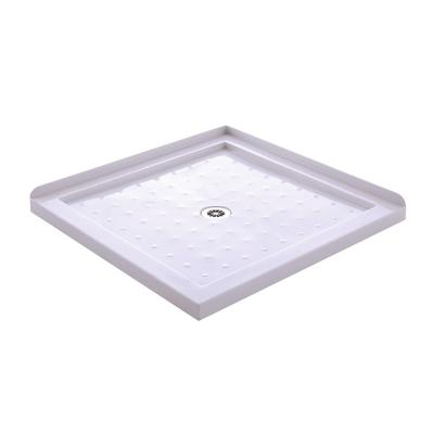 China Warm to touch easy to clean hign to gloss finish SallyShower Tray Base Pan Bathroom Hidden Drain Wet Room Shower Tray Acrylic for sale