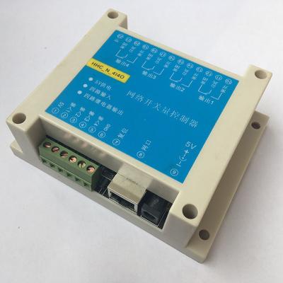 China 4 Channel Network Relay Modbus TCP I/O Board Relay Smart Home Remote Control TCP/IP PLC Kingview R4I4D for sale