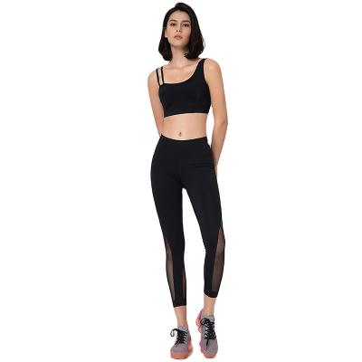 China SANQIANG 2Pcs Fashion Breathable Yoga Set Female Gym Fitness Clothing Women Sportswear for sale