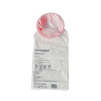 China Convenient Portable Disposable Medical Plastic Leakproof Emesis Bags Blue Car Nausea Vomit Bag For Airplane Use 1000ml for sale