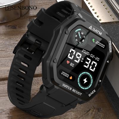 China SENBONO C16 Touch Screen Mens Blood Oxygen Detection Fitness Tracker Sports Smart Watch Big 1.69 Smartwatch Men Watch 1.69 dropshipping for sale