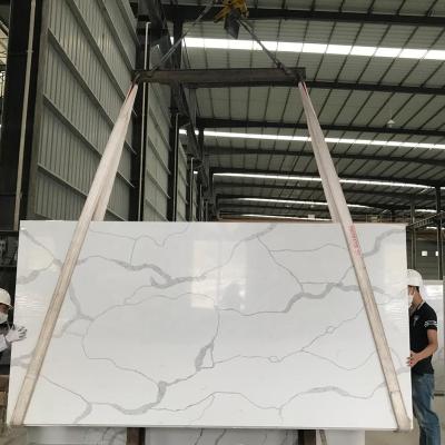 China Wholesale Quartz Calacatta Heat Resistant / Scratch Stone Slab With Best Price for sale