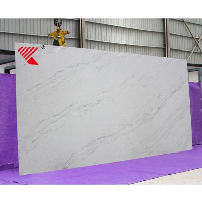 China Modern Factory Custom China Direct Sales Polished Gray Quartz Stone Slabs For Kitchen Table Tops for sale