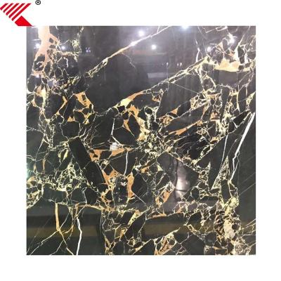 China High Supply Modern Portoro Marble Natural Black Gold Slabs Good Capacity Prices for sale