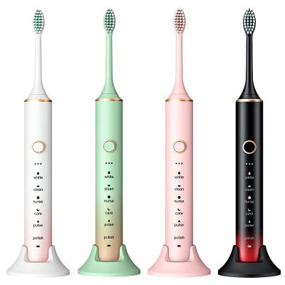 China Rechargeable Slim Electric Toothbrush Rechargeable With Wireless Induction Charger Factory for sale