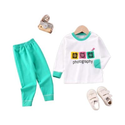 China Smart Casual Fall/Winter New Boys Baby Underwear Pajamas Set Children's Cotton Homewear Wholesale for sale