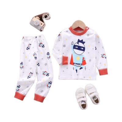 China Smart Casual Cotton long-sleeved pajamas for boys for sale