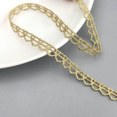 China Viable promotional products polyester lace curtain lace trim eyelet embroidery trimming luxury lace border for sale