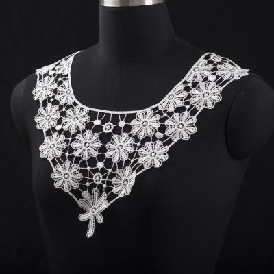 China Viable High Quality Exquisite Lace Collar Embroidery Neck Lace Collar Crochet Lace For Collar for sale