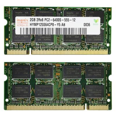 China High performance good price Hynix memoria embeds ddr2 2gb/4gb 800MHz/667MHz/533MHz PC2-6400S 800MHz 1.8V laptop memory for sale