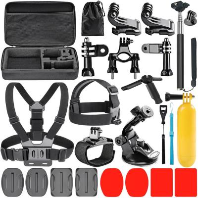 China Portable Flexible Action Camera Accessory Bundle For Vanish Pro 9 8 7 6 54 3 Sports Camera Accessories Sets 50 In 1 Sets for sale