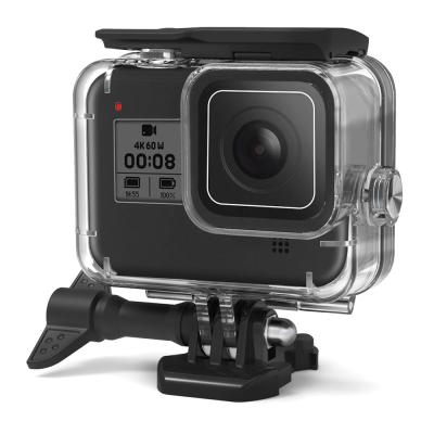 China Black High Quality Eco-Friendly 60M Waterproof Housing Case For GoPro Hero 9 Black Easy To Install Underwater Deep Diving With Screws Accessories for sale