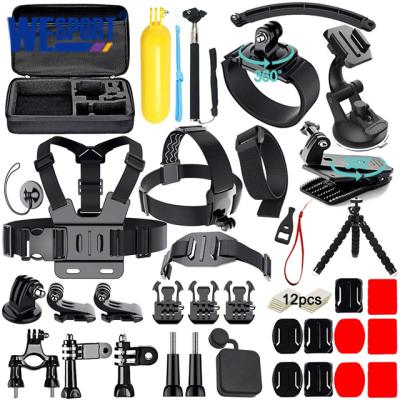 China Hot Sale Outdoor Activities Accept 1Set Order For GoPro 10 Insta 360 AKASO 9 8 7 6 5 Pack Action Camera Accessories 50 in 1 for sale