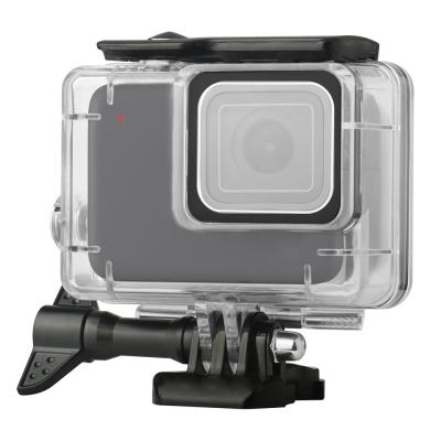 China Clear Shooting Effect / 2019 Durable / Usable Accessories Waterproof Housing Case For GoPro Hero 7 Silver Blank for sale