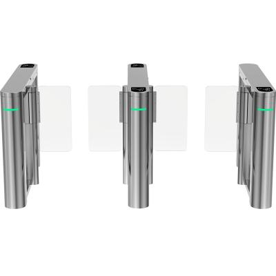 China Security Access Control Management Swing Barrier Turnstile Access Control System Face Fingerprint Recognition Rfid System Extra Wide Gate for sale