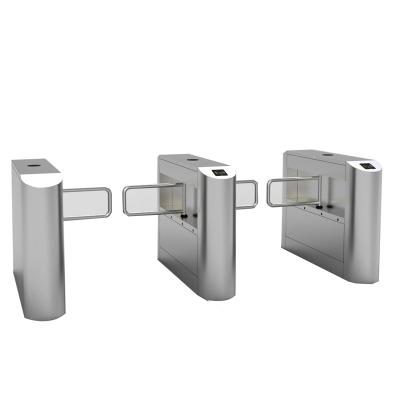 China Waterproof 304 Stainless Steel Outdoor Wide Swing Barrier Gate Lane Security Turnstile Gate For Apartment Entrance for sale