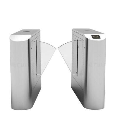 China High Security Station Access Control Flap Barrier Gate for Biometric Metro Station and Rfid Card Reader for sale