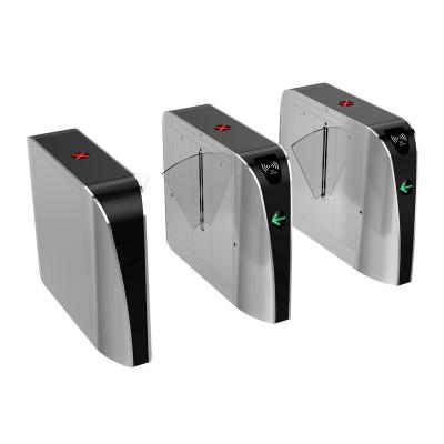 China 304 Stainless Steel Sus304 Rfid Flap Barrier Gate Turnstile For Security Check for sale