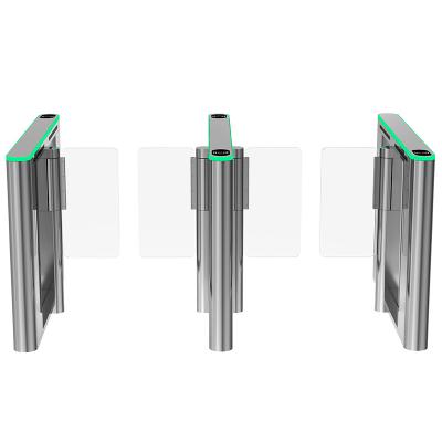 China Office Access Control Electronic Swing Barrier Turnstile Speed ​​Gate with Face Fingerprint Recognition for sale