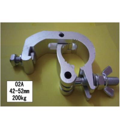 China 42 - 52mm Diameter Truss Pro Burger Half Clamp Durable Stage Lighting Parts for sale