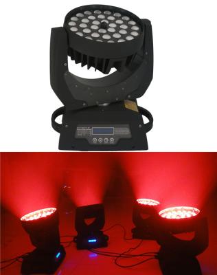 China Disco LED Zoom Moving Head Light 36 PCS 15W  RGBWA 5 In 1 LED Wash Moving Head for sale