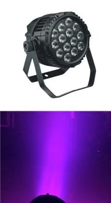 China Outdoor IP65 RGBW 4 in1 Color LED Par Can Lights 14 pieces *8 Watts 30 Degree Beam Angle for sale