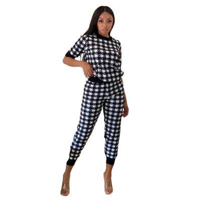 China Reversible Casual Women Two Piece Trouser Set Pant Suits Women Fall Clothing 2021 for sale